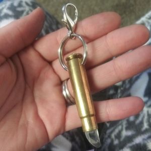Bullet casing key chain